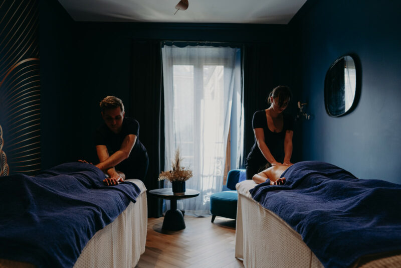 Massages de bien-être et relaxant L'Instant 30' pratiqués en duo
